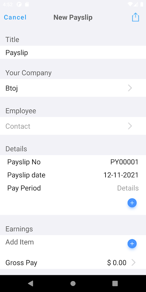 Payslip Makerảnh chụp màn hình 2