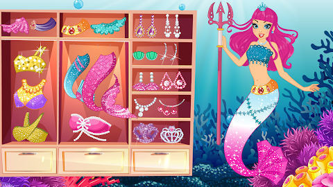 Mermaid Princess Dress Upcapturas de tela 8