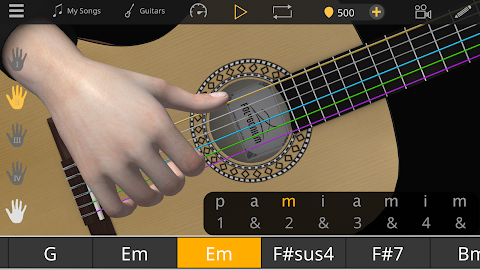 Guitar 3D - Hợp âm cơ bảnảnh chụp màn hình 14