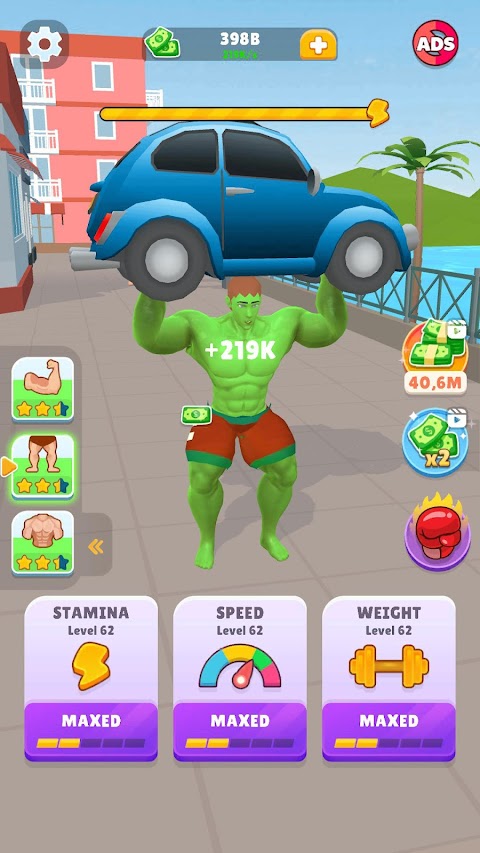 Idle Lifting Hero: Muscle Upcapturas de tela 23