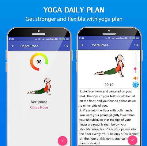 Yoga Daily Fitness - Yoga Poseảnh chụp màn hình 3