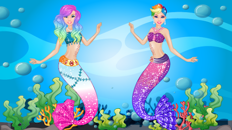 Mermaid Princess Dress Upcapturas de tela 3