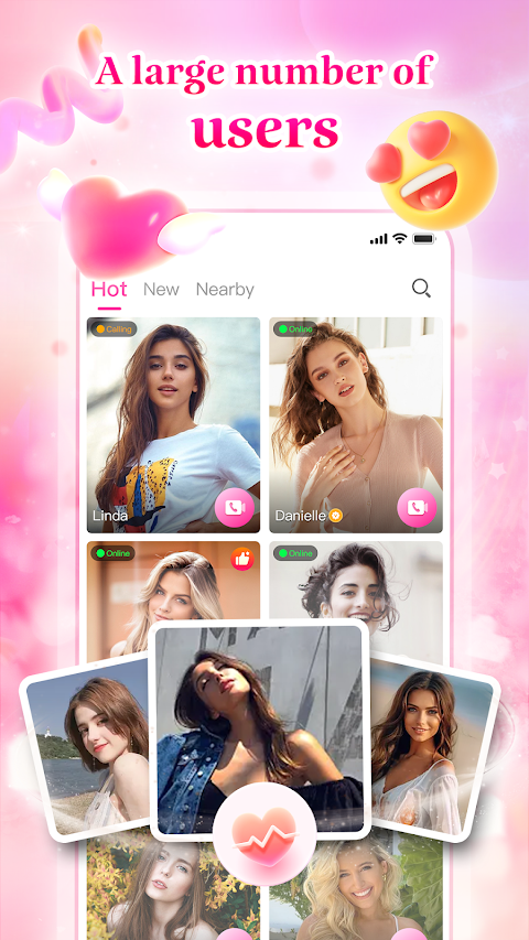 Pulsechat-Live Video Chattangkapan layar 1