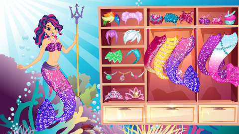 Mermaid Princess Dress Upcapturas de tela 7