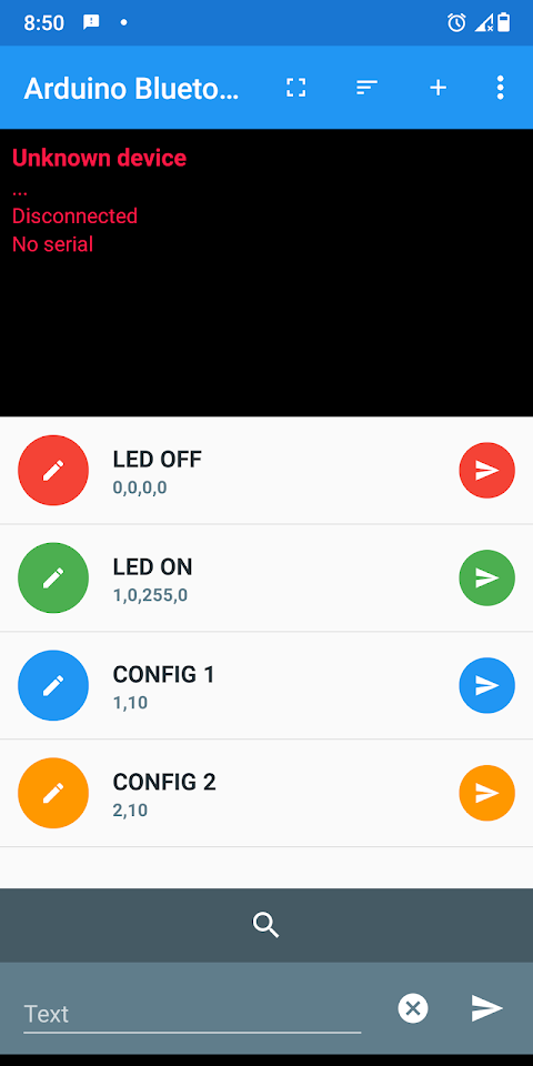 Arduino Bluetooth Controllercapturas de tela 6