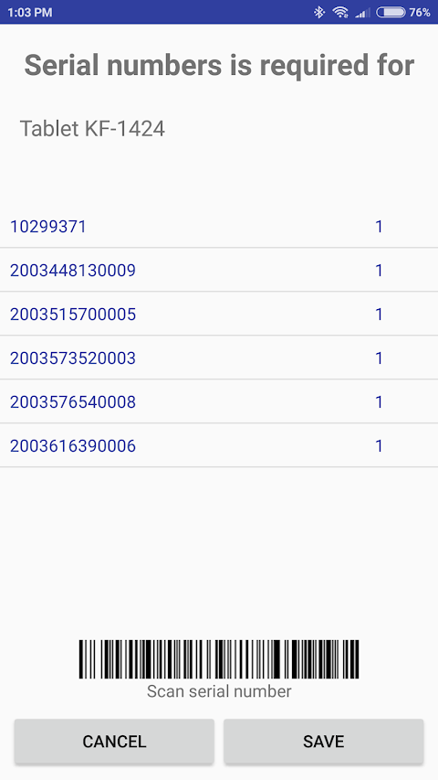 Cloud PDT and Barcode Scannerảnh chụp màn hình 5