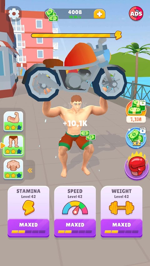 Idle Lifting Hero: Muscle Upcapturas de tela 28