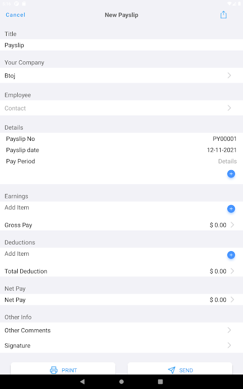 Payslip Makerảnh chụp màn hình 13