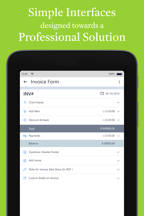 Simple Invoice Managerảnh chụp màn hình 11