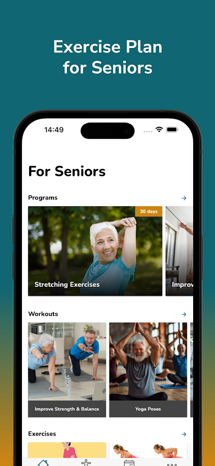 Exercise Plan for Seniorsảnh chụp màn hình 11