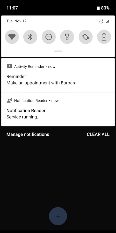 Notification Readercapturas de tela 5