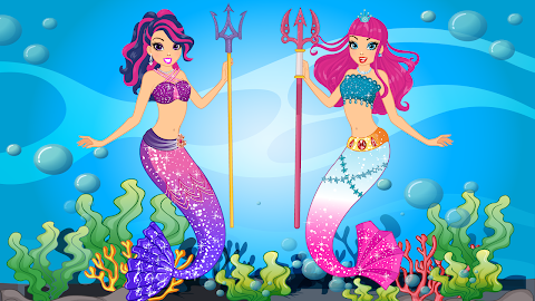 Mermaid Princess Dress Upcapturas de tela 9