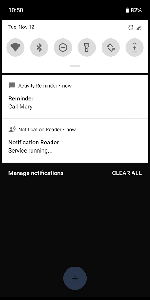 Notification Readercapturas de tela 4