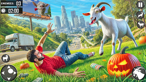 Angry Goat Fun City Adventureảnh chụp màn hình 17