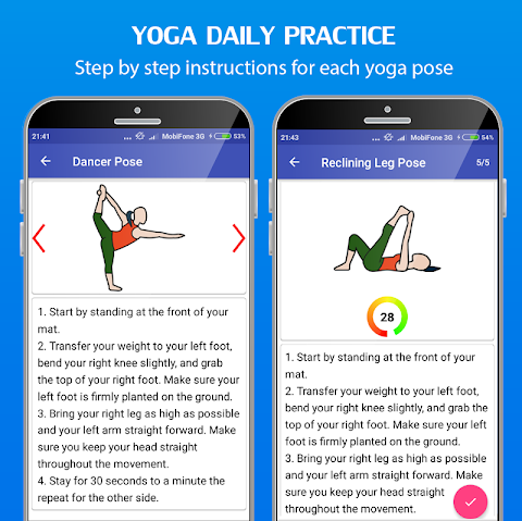 Yoga Daily Fitness - Yoga Poseảnh chụp màn hình 4