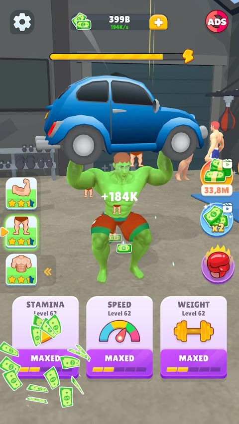 Idle Lifting Hero: Muscle Upcapturas de tela 6