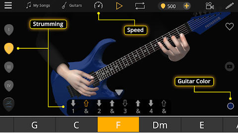 Guitar 3D - Hợp âm cơ bảnảnh chụp màn hình 5