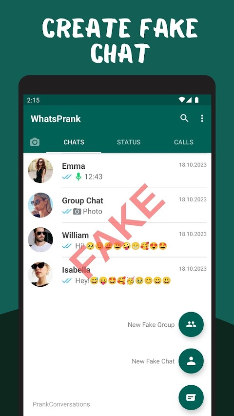 Fake Chat Maker ChatsPrankảnh chụp màn hình 2