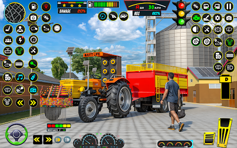 tractor simulator game farm 3dảnh chụp màn hình 6