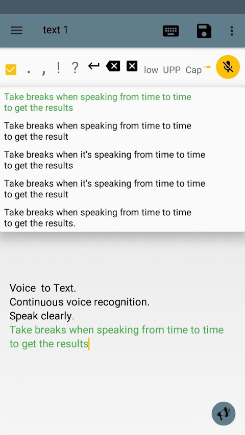 Voice Text - Text Voicetangkapan layar 2