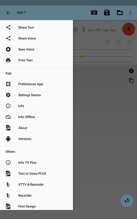 Voice Text - Text Voicetangkapan layar 15