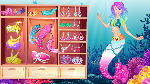 Mermaid Princess Dress Upcapturas de tela 5