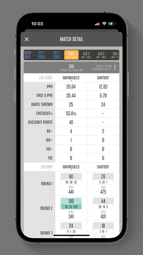 Dartsmind - Darts scorer appảnh chụp màn hình 6