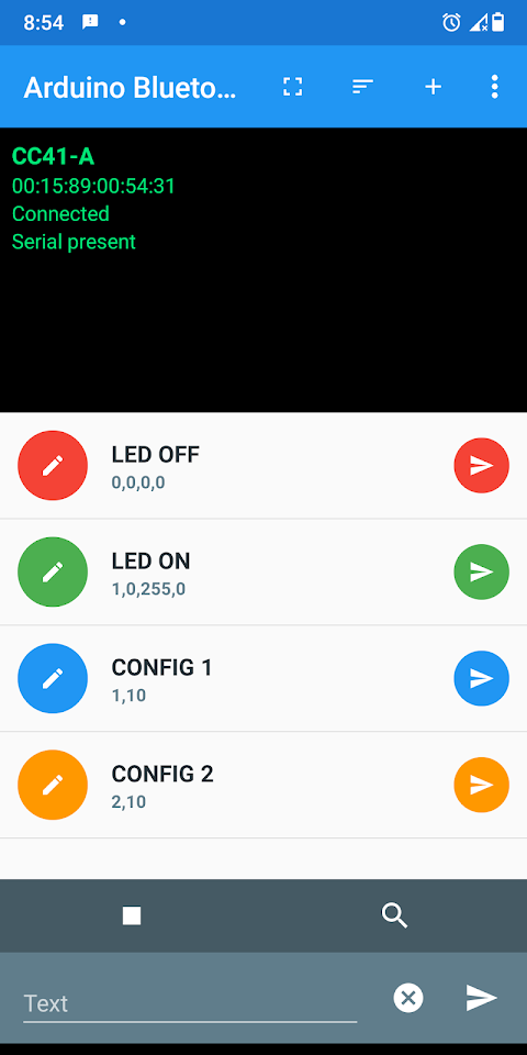 Arduino Bluetooth Controllercapturas de tela 2