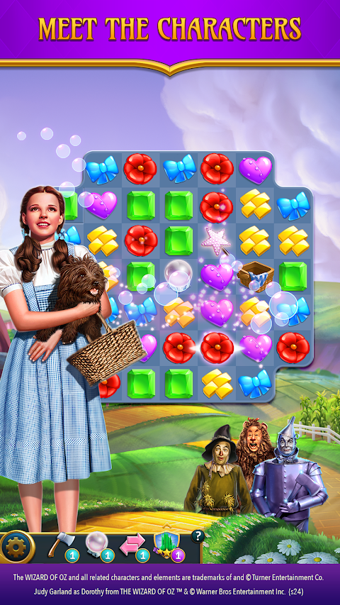 The Wizard of Oz Magic Match 3ảnh chụp màn hình 4