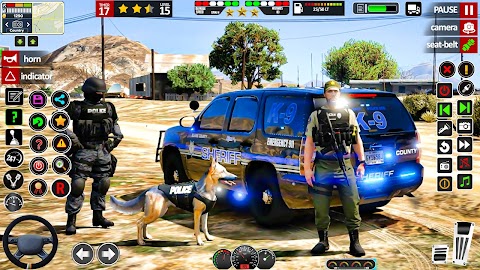 Prado Police Car: Parking Gamecapturas de tela 3