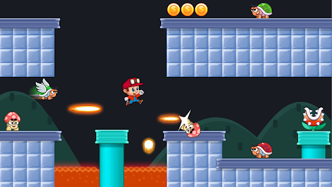 Super Gino Bros - Jump & Runtangkapan layar 4