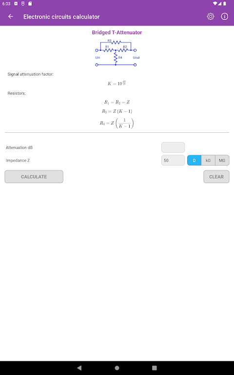 Electronic circuits calculator screenshots 23