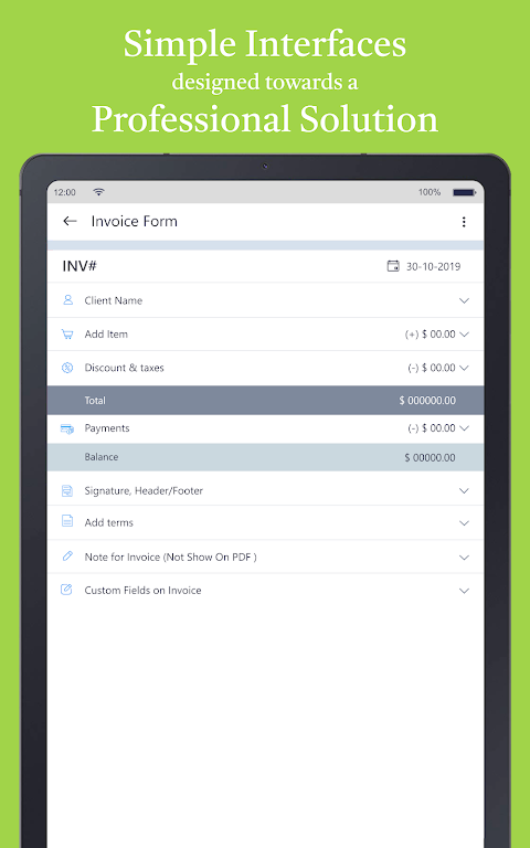 Simple Invoice Managerảnh chụp màn hình 19