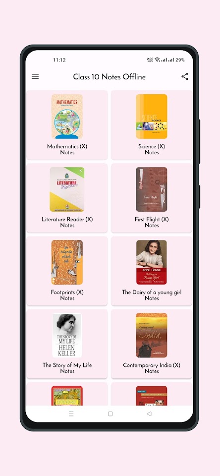 Class 10 Notes Offline screenshots 1