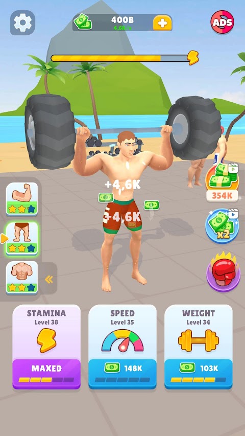 Idle Lifting Hero: Muscle Upcapturas de tela 2